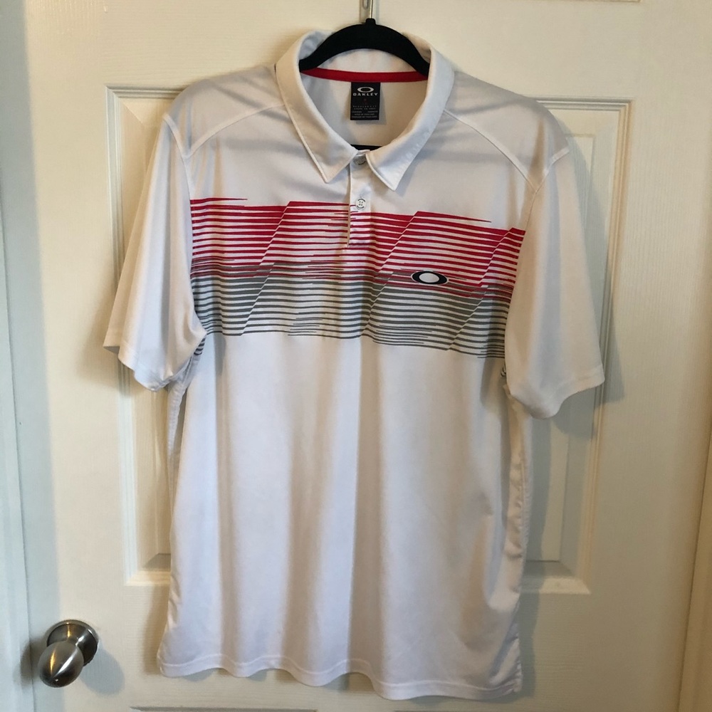 Oakley Striped Polo